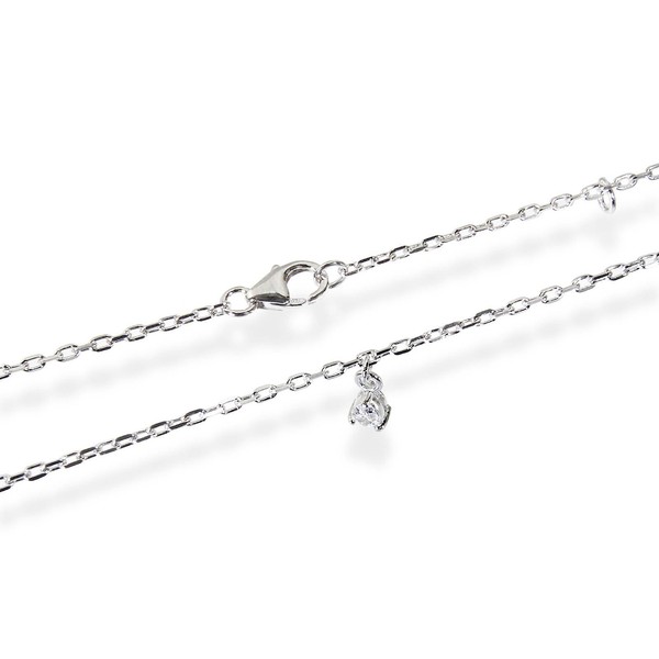 Pulsera plata 925er plana tanques Sterling plata pulsera plata rhodiniert