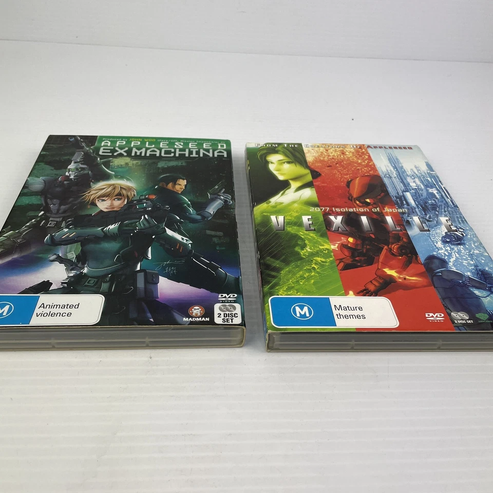 Appleseed Ex Machina DVD + Vexhille Anime Manga Region 4 2 DVD Set - Image 2 of 4