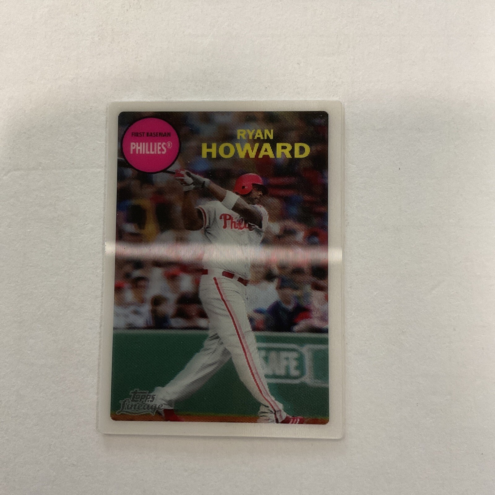 2011 Topps Lineage 3-D Ryan Howard SP #T3D3 Philadelphia Phillies ⚾️♨️♨ ...