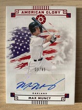 2024 Panini Boys of Summer auto MAX MUNCY #ed 9/49! Oakland Athletics