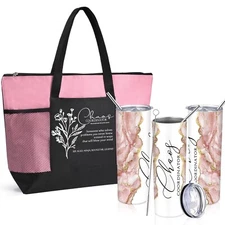 Buryeah 2 Pcs Employee Appreciation Week Gift 20 oz Marble Sign Tumbler with ...