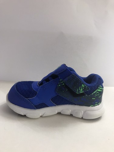 Boy's Toddler UNDER ARMOUR THRILL AC Blue+Green Running Casual Shoes 5K - Picture 3 of 7