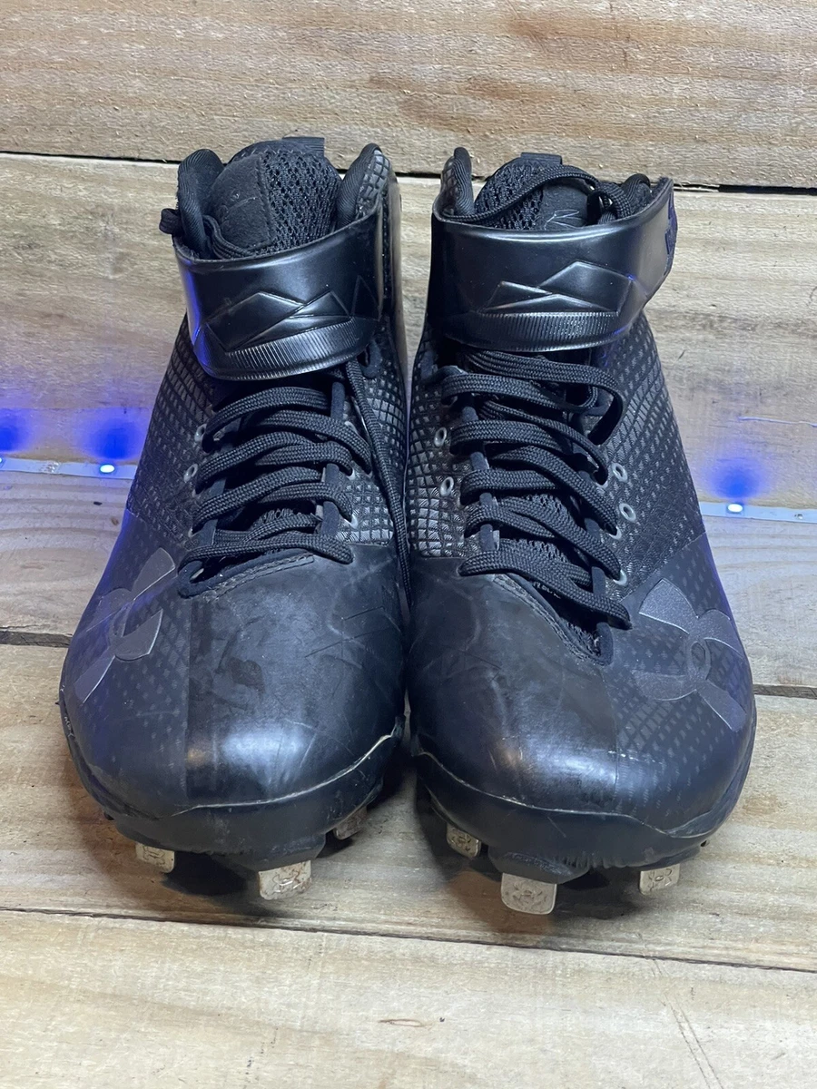 Black under armour sale cleats