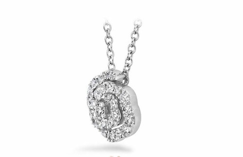 New Hearts on Fire Diamond Lorelei Floral Pendant Necklace HFPLORDF00278W - Picture 2 of 2