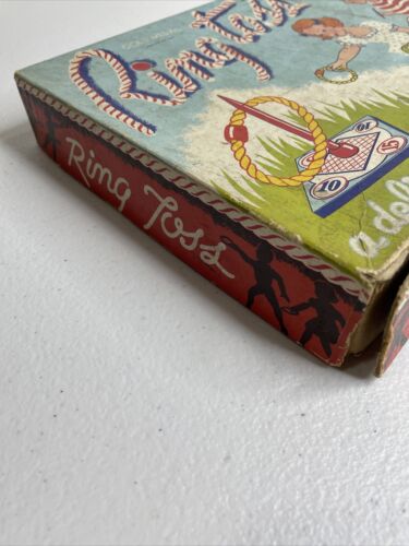 RING TOSS A Transogram Gold Medal Game RARE VINTAGE 1938 - Picture 2 of 8