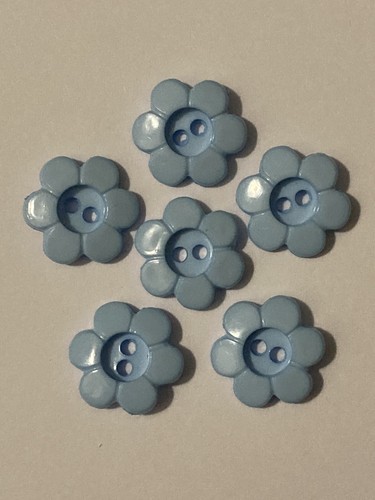 Flower Buttons Daisy shaped 15mm / 24L Colours Pack Of 6 - Picture 19 of 35