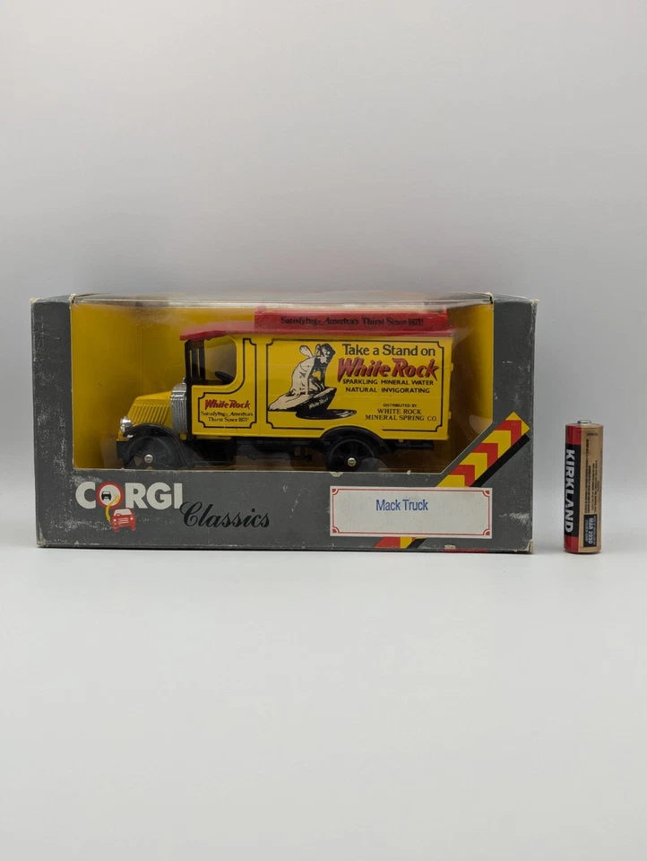 1986 CORGI Classics Diecast Model - White Rock Mineral Water Mack Truck - Image 3 of 3