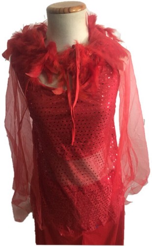 DISFRAZ DEMONIO DIABLESA TALLA: UNICA (de La 40 a 44) CARNAVAL, HALLOWEEN.80 - Imagen 3 de 4