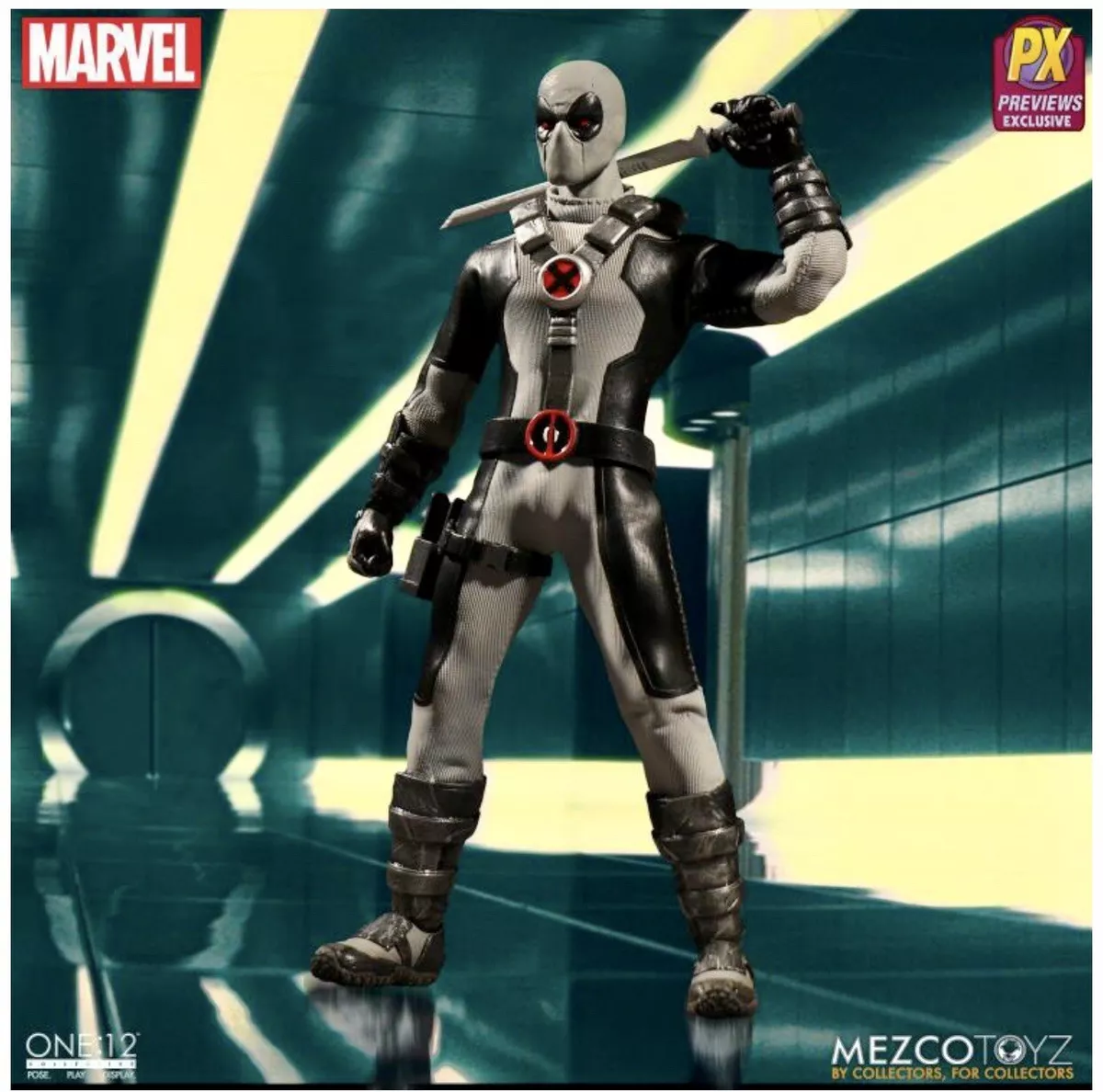 Mezco Toyz Collective One12 X-Force Deadpool PX Action Figure Previews Exclusive