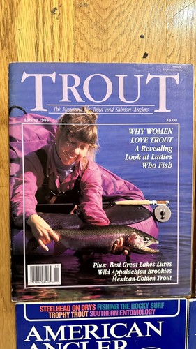 Trout Magazine - 2 Vintage Issues - Spring 1988 & Summer 1988. Women Brook Fly - Picture 2 of 3