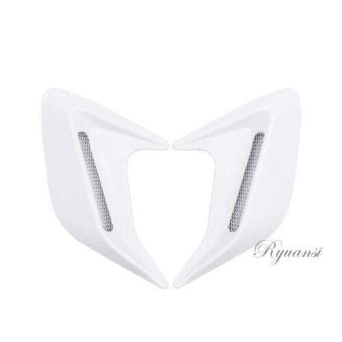 Carbon Fiber Car Side Wing Air Flow Fender Grill Intake Vent Trim Sticker 2PCS - Bild 10 von 12