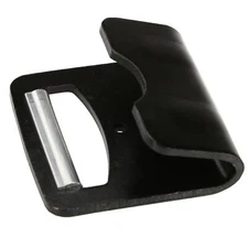 US Cargo Control Black Flat Hook 4" w/Aluminum Defender