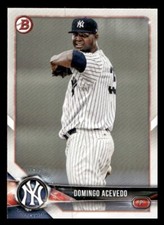 2018 Bowman #BP32 Domingo Acevedo New York Yankees