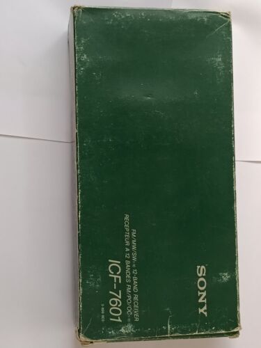 Sony ICF 7601 Shortwave Radio With box and extras read description Used - Photo 3/15