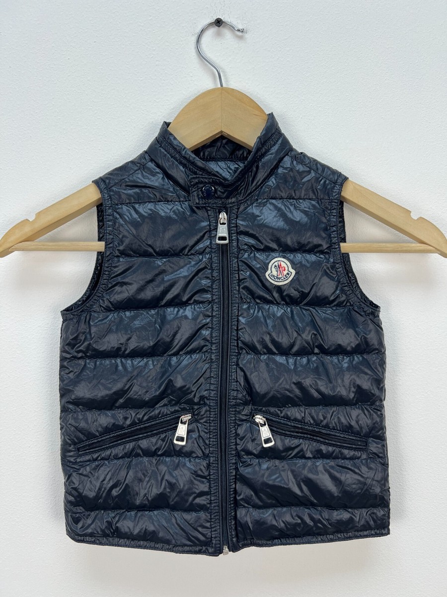 Moncler Down Puffer Vest Gilet Jacket Kids Size 3/4 Years | eBay