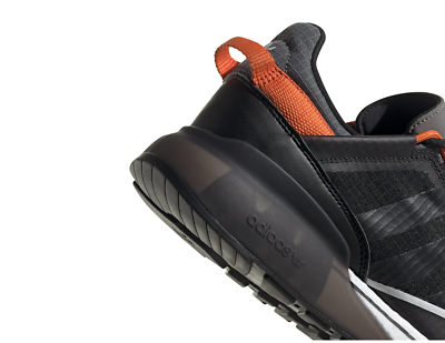 【SALE】オービット スニーカー Size 9.5 - adidas ZX 2K Boost Pure Black Orange for sale