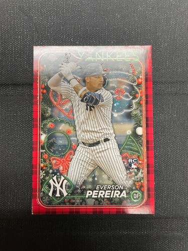 2024 Topps Holiday Red Plaid Parellel -You Pick - Complete Your Set! - Picture 22 of 22