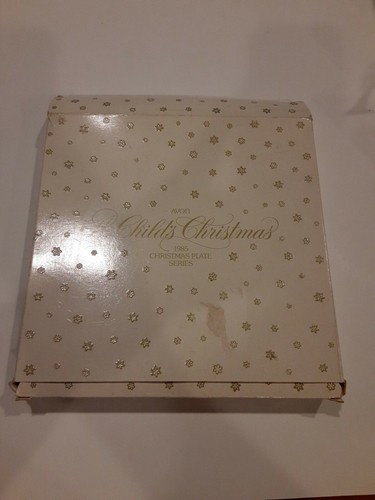 Avon 1985 Christmas Porcelain Collector Plate With Box - A Child's Christmas - Picture 5 of 6