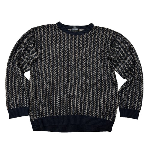 JANTZEN Vneck Acryl knit USA製 Vintage Jantzen V-Neck Acrylic Sweater Men's XL Heather Grey