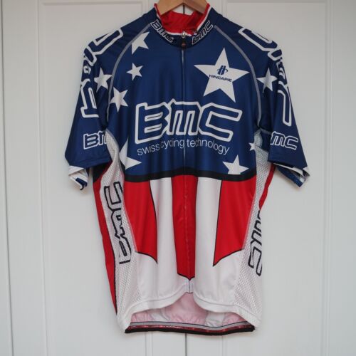 BMC Hincapie Swiss Cycling Technology Full Zip Shirt Trikot Cyclism Gr. XXL