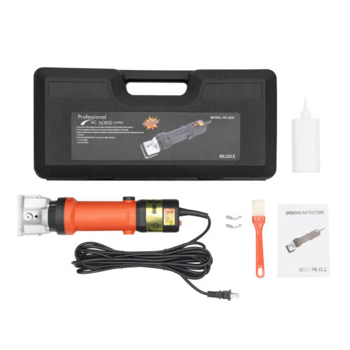 350W Profi Elektrische Tierhaarschneidemaschine Pferd Hund Haustierpflege Trimmer �� - Bild 8 von 14