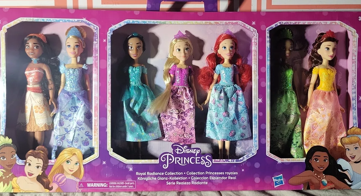 Disney Princess Royal Radiance Collection 7 Fashion Dolls