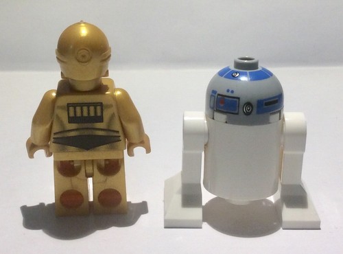 Lego Star Wars Minifigures - Astromech/Protocol R2-D2 & C3PO sw0161a sw0217 - Picture 2 of 2