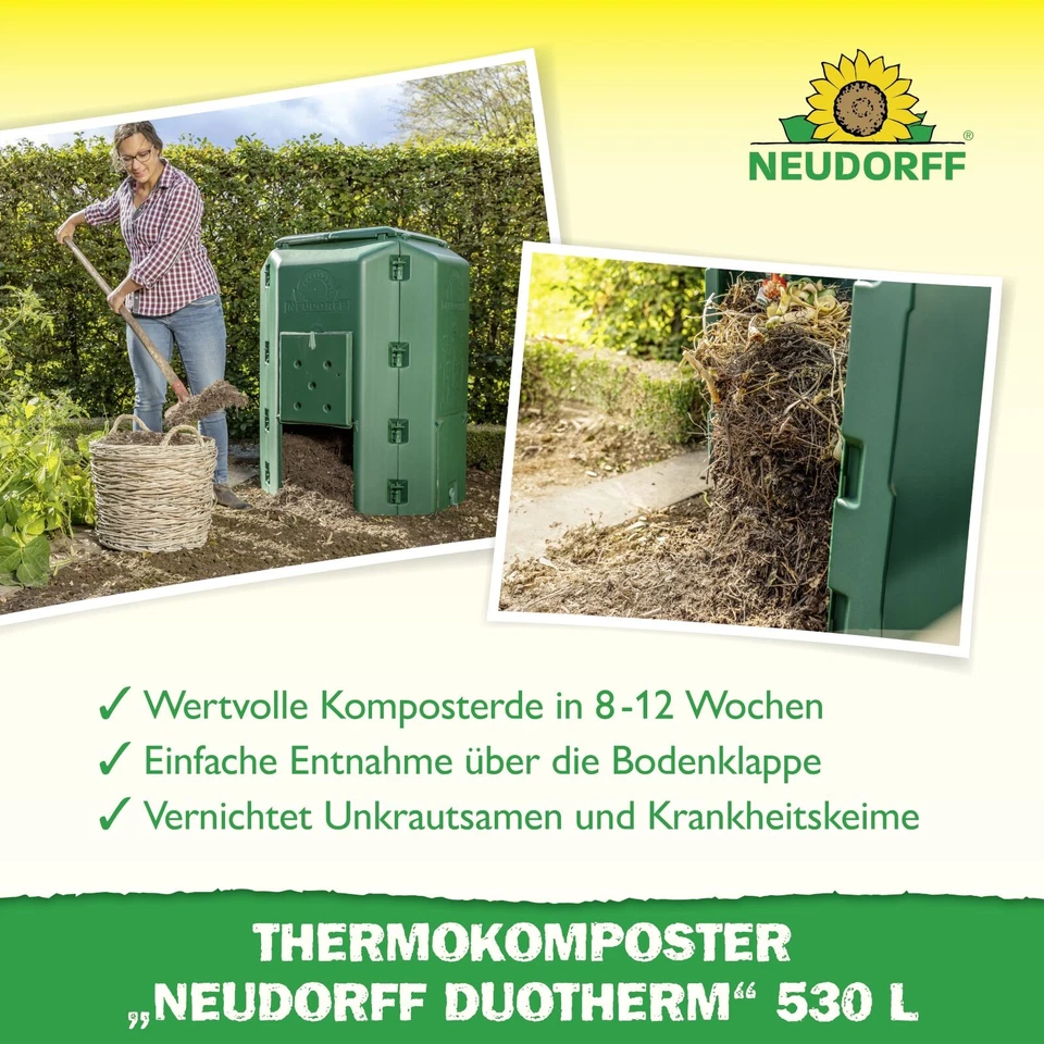 Neudorff Thermokomposter DuoTherm 530 Liter - Komposter Kompost Kompostsilo - Bild 4 von 4