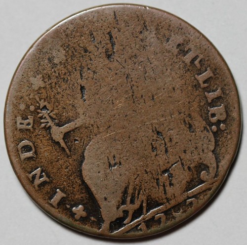 1787 Connecticut Colonial Copper, Draped Bust Left - Picture 6 of 8