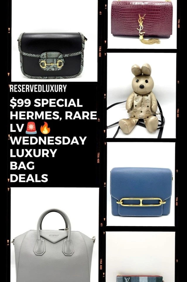 🚨$99 SPECIAL HERMES, RARE LV🚨 & WEDNESDAY LUXURY DEALS!