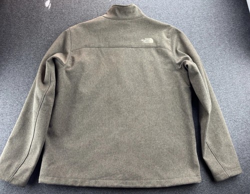 The North Face Jacket Mens Size Large Taupe Apex Windwall Softshell Fleece Lined - Picture 23 of 24