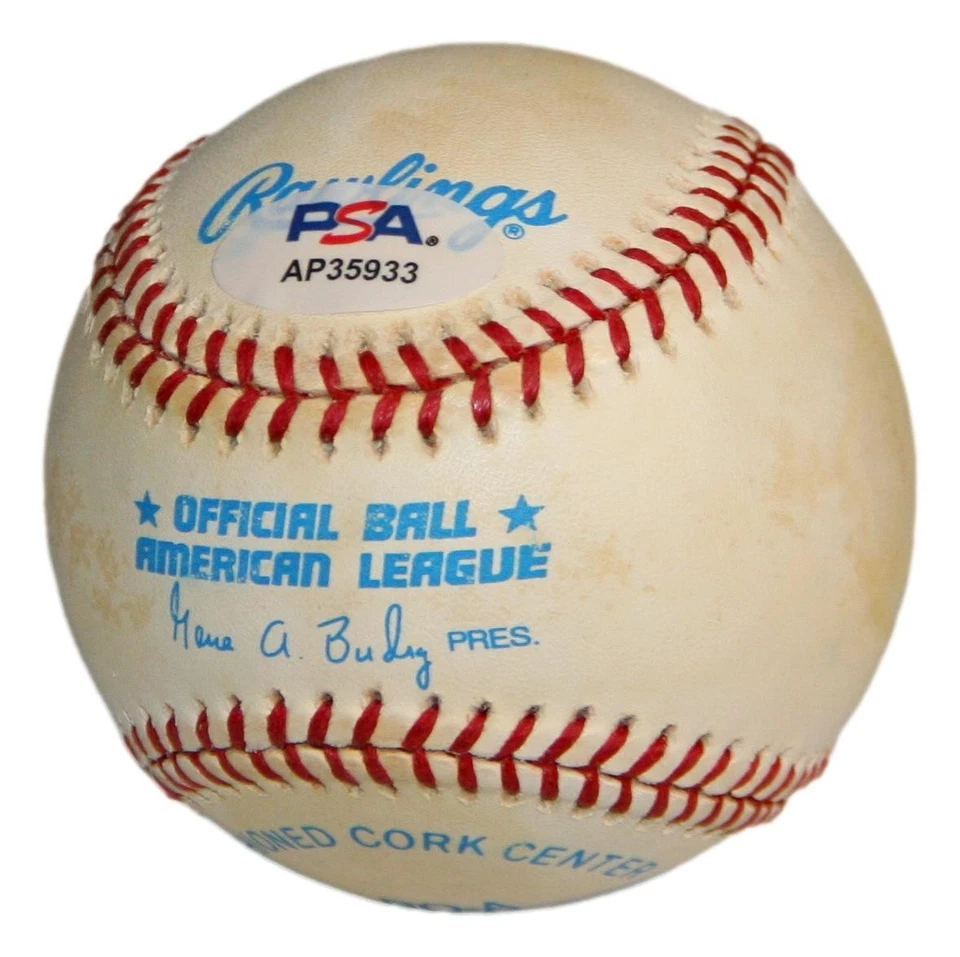 Don Larsen Autographed Official American League Baseball Yankees PSA/DNA - Image 3 of 3