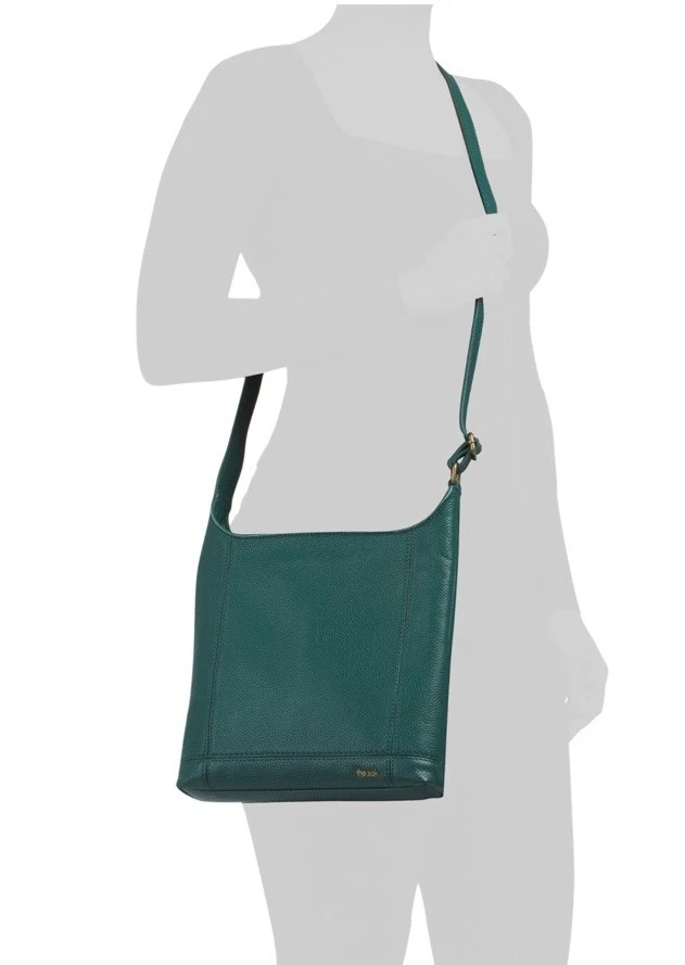 Кожаная сумка через плечо Sak de Young цвет сосны зеленый - Изображение 4 из 4