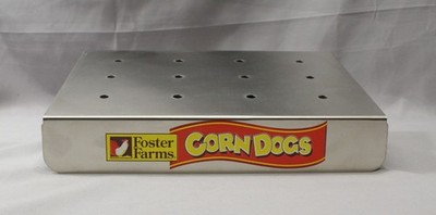 Foster Farms Corn Dog Holder Stainless Steel Food Warmer Rack Display