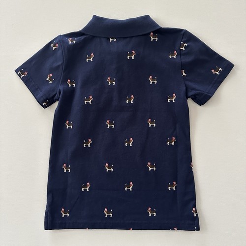Janie and Jack Boys 4 Polo Shirt Americana Dog NWT - Picture 3 of 3