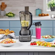PowerXL SensiMax 2L Mixer, 5 Funktionen Hacken, Smoothie, Ice Crush, W&uuml;rfel & Scheibe
