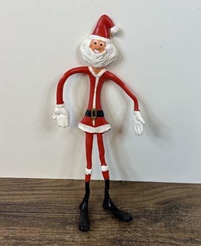 Biegsamer Weihnachtsmann 9" Figur Biegsam Weihnachten