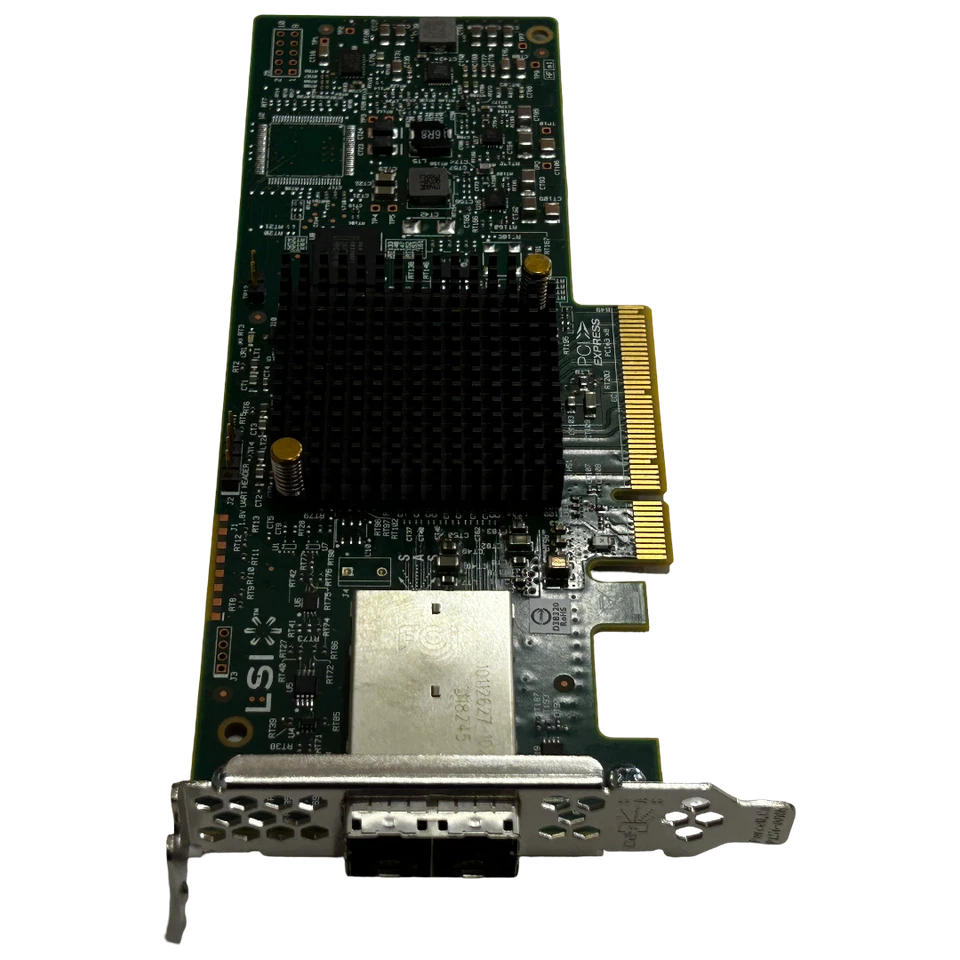 Avago 9300-8E SAS3 2-Port PCIe x8 HH Bracket Ext HBA Adapter - H3-25460-02H - Image 3 of 4