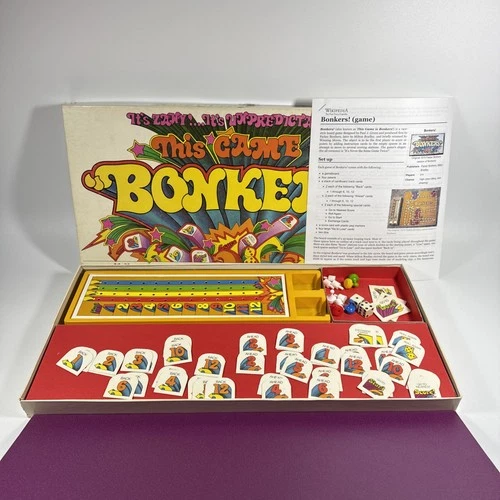 Vintage 1978 Parker Brothers This Game Is Bonkers No.51 Board Game Complete EXC