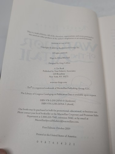 SIGNED- Warrior of the Altaii by Robert Jordan Hardcover New 1st Edition - Picture 11 of 14