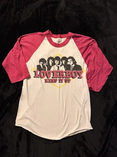 Loverboy Keep It Up Vintage Jersey T shirt Concert Tour 1980s vintage concert t-shirt, vintage, single stitch, B+ condition