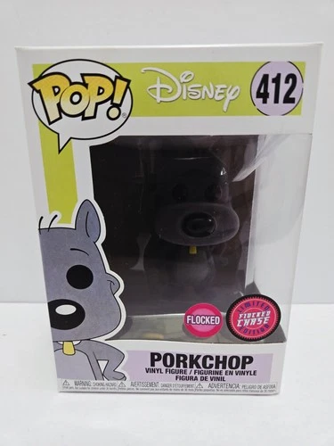 Funko Pop! Disney Porkchop (Flocked) (Chase) #412 Vinyl Figure