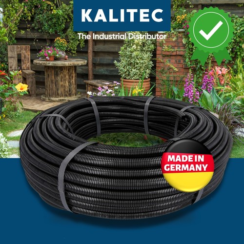 10m Kalitec Wellrohr geschlitzt 15mm Leerrohr Kabel Rohr Schutzrohr Marderschutz - Bild 7 von 7