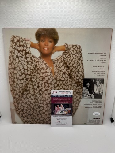 Dionne Warwick Signed Autographed Self Titled Vinyl Record JSA COA - Picture 3 of 3