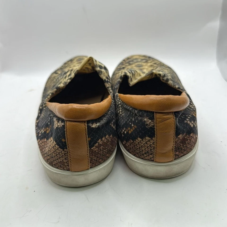 Donald Pliner Sonia Zapatos sin cordones Tenis Mocasines Estampado Serpiente Mujer 9,5 M Foto 3 de 4