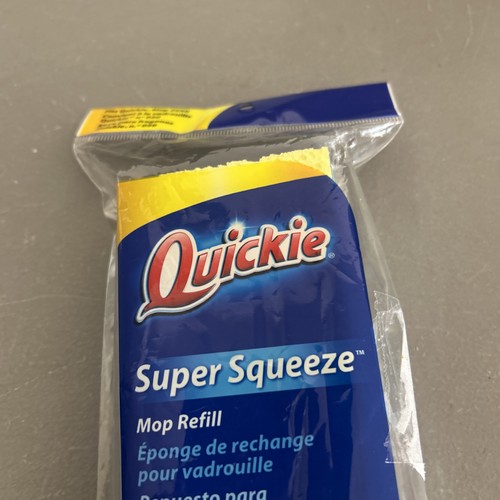 Quickie Clean Squeeze Ricarica Mocio Doppia Spugna Tipo S per Mop 045 NOS 2015 - Foto 2 di 8