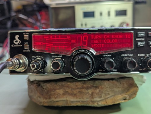 COBRA 29 LX CHR LE CHROME LTD EDITION 40 CHANNEL CB RADIO VERY GOOD CONDITION - Zdjęcie 14 z 17