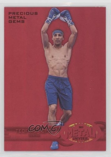 2021 Skybox Metal Universe Champions 1997-98 Retro PMG Red /100 Teofimo Lopez