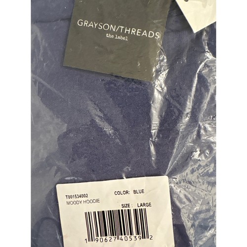 Grayson threads, Moody hoodie, large blue hoodie Moody with heart graphic - Picture 2 of 4