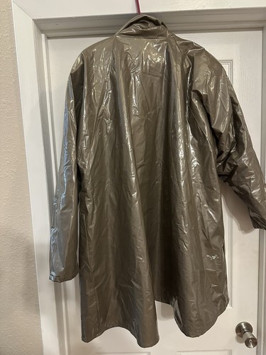 Impermeabile grigio anni 80 Wippette Ken Sporn vinile impermeabile trench donna L - Foto 11 di 20